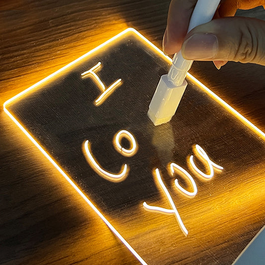 LED Note Board Light with Pen